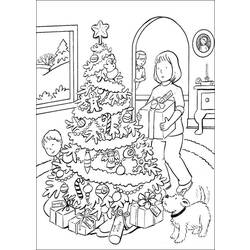 Malvorlage: Weihnachtsbaum (Objekte) #167511 - Kostenlose Malvorlagen zum Ausdrucken