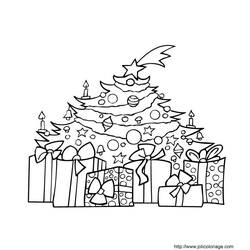 Malvorlage: Weihnachtsbaum (Objekte) #167515 - Kostenlose Malvorlagen zum Ausdrucken