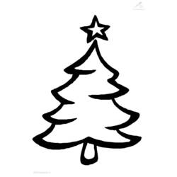 Malvorlage: Weihnachtsbaum (Objekte) #167530 - Kostenlose Malvorlagen zum Ausdrucken