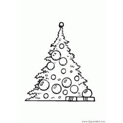 Malvorlage: Weihnachtsbaum (Objekte) #167531 - Kostenlose Malvorlagen zum Ausdrucken