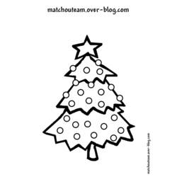Malvorlage: Weihnachtsbaum (Objekte) #167533 - Kostenlose Malvorlagen zum Ausdrucken