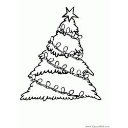 Malvorlage: Weihnachtsbaum (Objekte) #167535 - Kostenlose Malvorlagen zum Ausdrucken