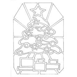 Malvorlage: Weihnachtsbaum (Objekte) #167564 - Kostenlose Malvorlagen zum Ausdrucken
