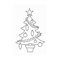 Malvorlage: Weihnachtsbaum (Objekte) #167571 - Kostenlose Malvorlagen zum Ausdrucken