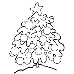 Malvorlage: Weihnachtsbaum (Objekte) #167617 - Kostenlose Malvorlagen zum Ausdrucken
