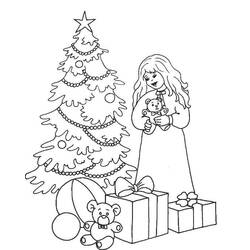 Malvorlage: Weihnachtsbaum (Objekte) #167618 - Kostenlose Malvorlagen zum Ausdrucken