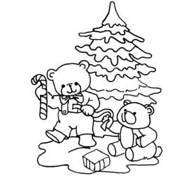 Malvorlage: Weihnachtsbaum (Objekte) #167637 - Kostenlose Malvorlagen zum Ausdrucken