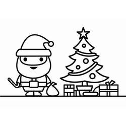 Malvorlage: Weihnachtsbaum (Objekte) #167639 - Kostenlose Malvorlagen zum Ausdrucken