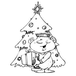 Malvorlage: Weihnachtsbaum (Objekte) #167658 - Kostenlose Malvorlagen zum Ausdrucken