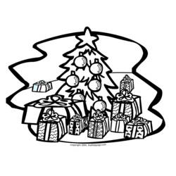 Malvorlage: Weihnachtsbaum (Objekte) #167659 - Kostenlose Malvorlagen zum Ausdrucken