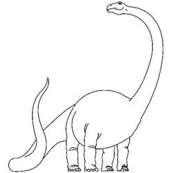 Zeichnungen zum Ausmalen: Diplodocus - Kostenlose Malvorlagen zum Ausdrucken