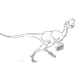 Zeichnungen zum Ausmalen: Oviraptor - Kostenlose Malvorlagen zum Ausdrucken