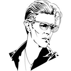 Malvorlage: David Bowie (Prominente) #121955 - Kostenlose Malvorlagen zum Ausdrucken
