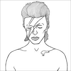 Malvorlage: David Bowie (Prominente) #122245 - Kostenlose Malvorlagen zum Ausdrucken