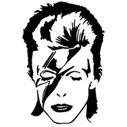 Malvorlage: David Bowie (Prominente) #122258 - Kostenlose Malvorlagen zum Ausdrucken