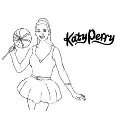 Malvorlage: Katy Perry (Prominente) #123324 - Kostenlose Malvorlagen zum Ausdrucken