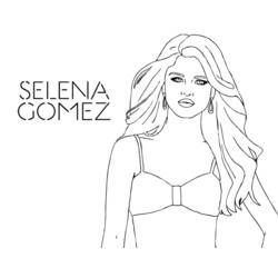 Malvorlage: Selena Gomez (Prominente) #123826 - Kostenlose Malvorlagen zum Ausdrucken