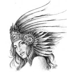 Zeichnungen zum Ausmalen: Aztekische Mythologie - Kostenlose Malvorlagen zum Ausdrucken