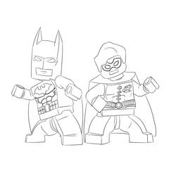 Zeichnungen zum Ausmalen: LEGO Batman - Kostenlose Malvorlagen zum Ausdrucken