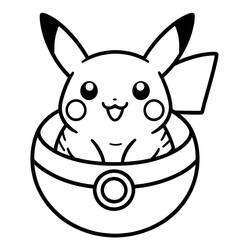 Zeichnungen zum Ausmalen: Pokeball - Kostenlose Malvorlagen zum Ausdrucken