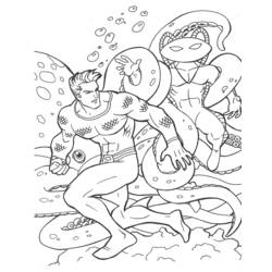 Malvorlage: Aquamann (Superheld) #85007 - Kostenlose Malvorlagen zum Ausdrucken