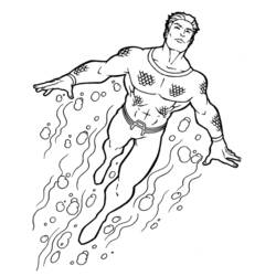 Malvorlage: Aquamann (Superheld) #85014 - Kostenlose Malvorlagen zum Ausdrucken