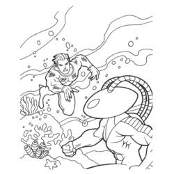 Malvorlage: Aquamann (Superheld) #85016 - Kostenlose Malvorlagen zum Ausdrucken