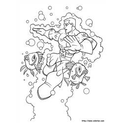 Malvorlage: Aquamann (Superheld) #85017 - Kostenlose Malvorlagen zum Ausdrucken