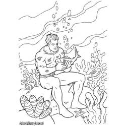 Malvorlage: Aquamann (Superheld) #85061 - Kostenlose Malvorlagen zum Ausdrucken