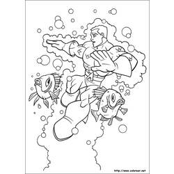 Malvorlage: Aquamann (Superheld) #85092 - Kostenlose Malvorlagen zum Ausdrucken