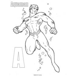 Malvorlage: Aquamann (Superheld) #85165 - Kostenlose Malvorlagen zum Ausdrucken