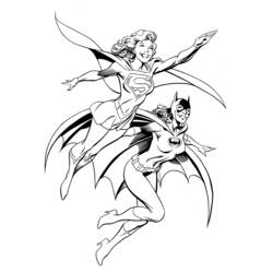 Malvorlage: Batgirl (Superheld) #77733 - Kostenlose Malvorlagen zum Ausdrucken