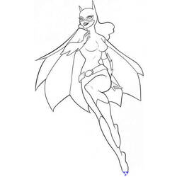 Malvorlage: Batgirl (Superheld) #77734 - Kostenlose Malvorlagen zum Ausdrucken