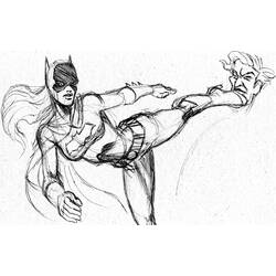 Malvorlage: Batgirl (Superheld) #77747 - Kostenlose Malvorlagen zum Ausdrucken