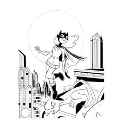 Malvorlage: Batgirl (Superheld) #77801 - Kostenlose Malvorlagen zum Ausdrucken