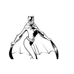 Malvorlage: Batgirl (Superheld) #77909 - Kostenlose Malvorlagen zum Ausdrucken