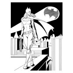Malvorlage: Batgirl (Superheld) #77911 - Kostenlose Malvorlagen zum Ausdrucken