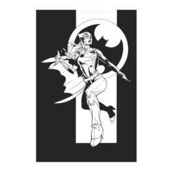 Malvorlage: Batgirl (Superheld) #78016 - Kostenlose Malvorlagen zum Ausdrucken