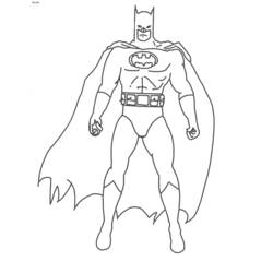 Malvorlage: Batman (Superheld) #76838 - Kostenlose Malvorlagen zum Ausdrucken