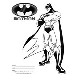 Malvorlage: Batman (Superheld) #76922 - Kostenlose Malvorlagen zum Ausdrucken