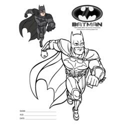 Malvorlage: Batman (Superheld) #77094 - Kostenlose Malvorlagen zum Ausdrucken