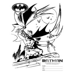 Malvorlage: Batman (Superheld) #77098 - Kostenlose Malvorlagen zum Ausdrucken