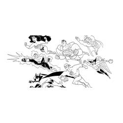 Malvorlage: DC Comics Superhelden (Superheld) #80135 - Kostenlose Malvorlagen zum Ausdrucken