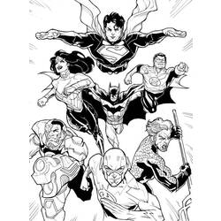 Malvorlage: DC Comics Superhelden (Superheld) #80300 - Kostenlose Malvorlagen zum Ausdrucken