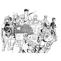 Malvorlage: DC Comics Superhelden (Superheld) #80357 - Kostenlose Malvorlagen zum Ausdrucken