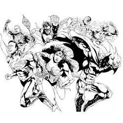 Malvorlage: DC Comics Superhelden (Superheld) #80396 - Kostenlose Malvorlagen zum Ausdrucken