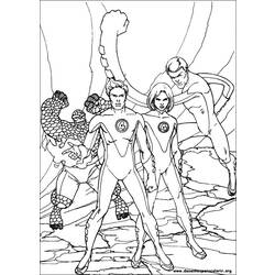 Malvorlage: Fantastischen Vier (Superheld) #76346 - Kostenlose Malvorlagen zum Ausdrucken