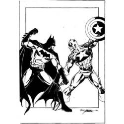 Malvorlage: Kapitän Amerika (Superheld) #76598 - Kostenlose Malvorlagen zum Ausdrucken