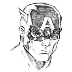 Malvorlage: Kapitän Amerika (Superheld) #76665 - Kostenlose Malvorlagen zum Ausdrucken