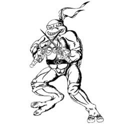 Malvorlage: Ninja Turtles (Superheld) #75359 - Kostenlose Malvorlagen zum Ausdrucken